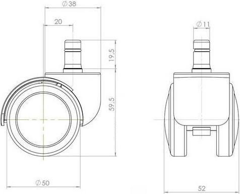Produktbild Hjh Office 5x ROLO 11mm/50mm