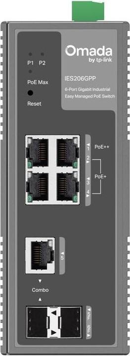 Produktbild TP-Link Omada Switch 6x Gb Industrial IES206GPP (6 Ports)