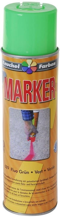 Image du produit Knuchel Spray de marquage Marker 500ml (Vert, 0.50 l)