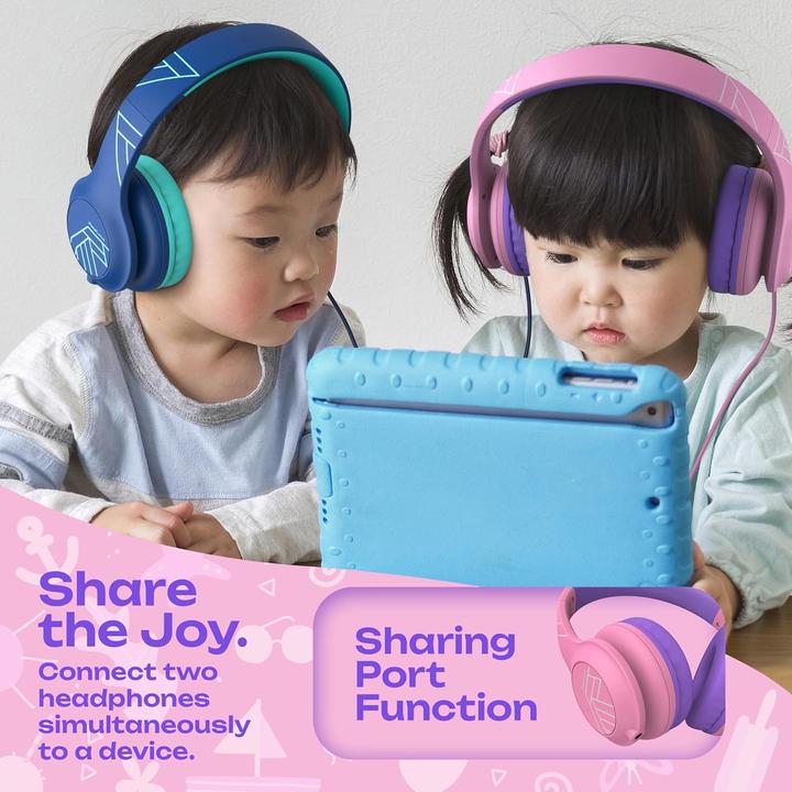 Immagine prodotto PowerLocus PLED Kinderkopfhörer kabelgebunden pink