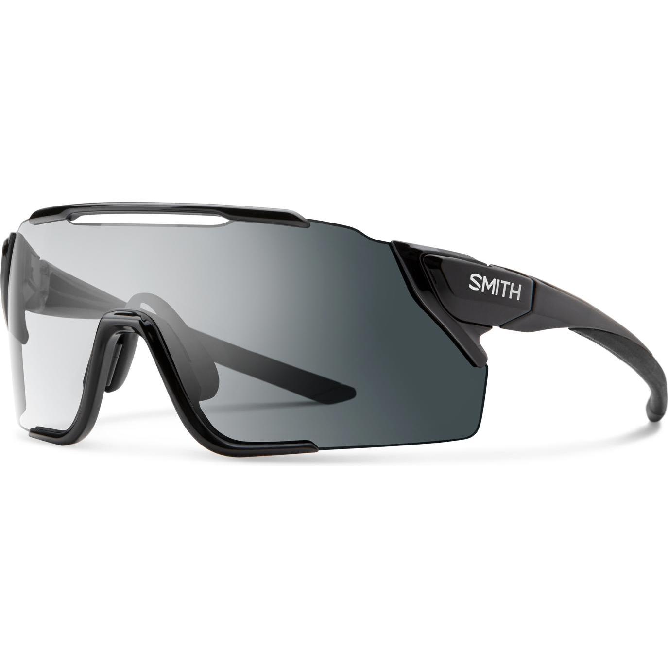 Smith, Unisex, Sportbrille, Attack Mag (Black, photochromic clear to grey), Schwarz
