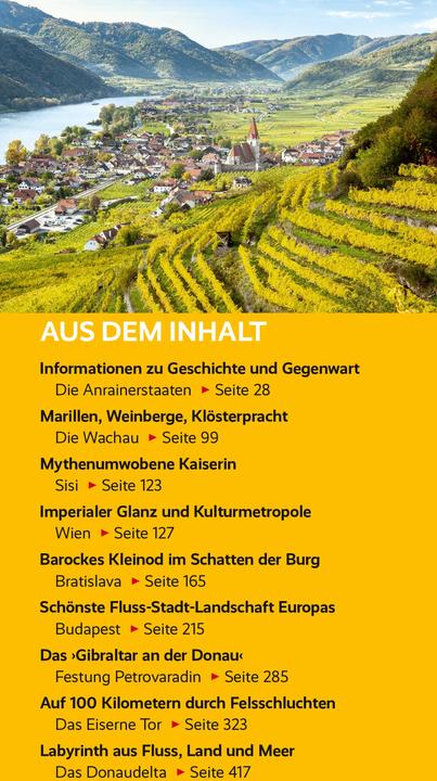 Actual product image Reiseführer Kreuzfahrten Donau (German, Hinnerk Dreppenstedt, 2022)