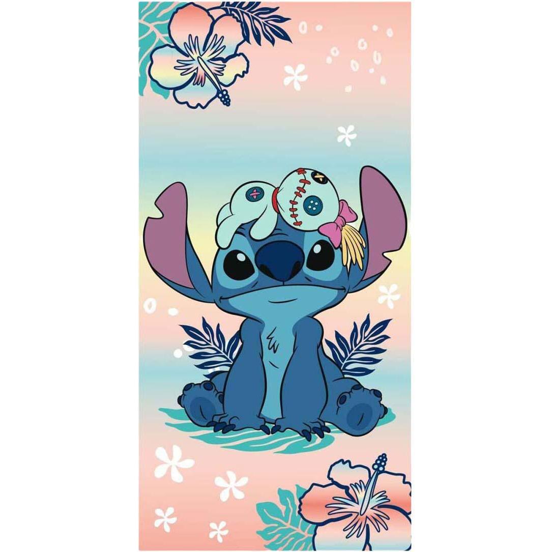 Disney, Telo da mare, Stitch and Scrump Strandtuch – 70 x 140 cm (140 x 70 cm)