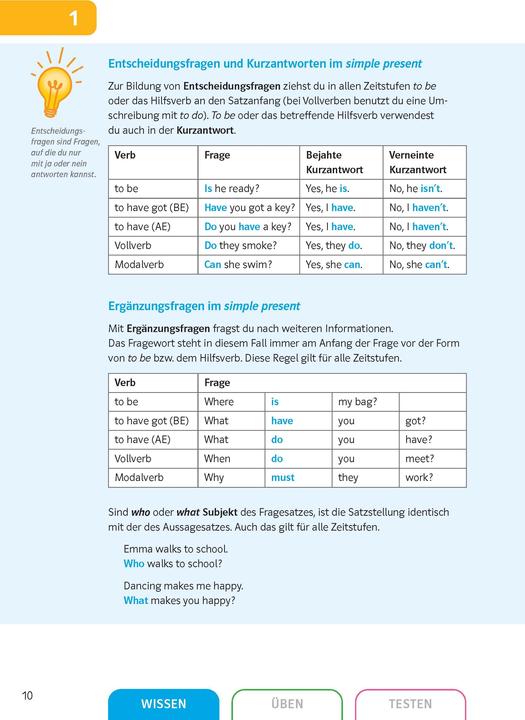 Actual product image Sicher in Englisch Grammatik 7./8. Klasse (English, German, 2022)