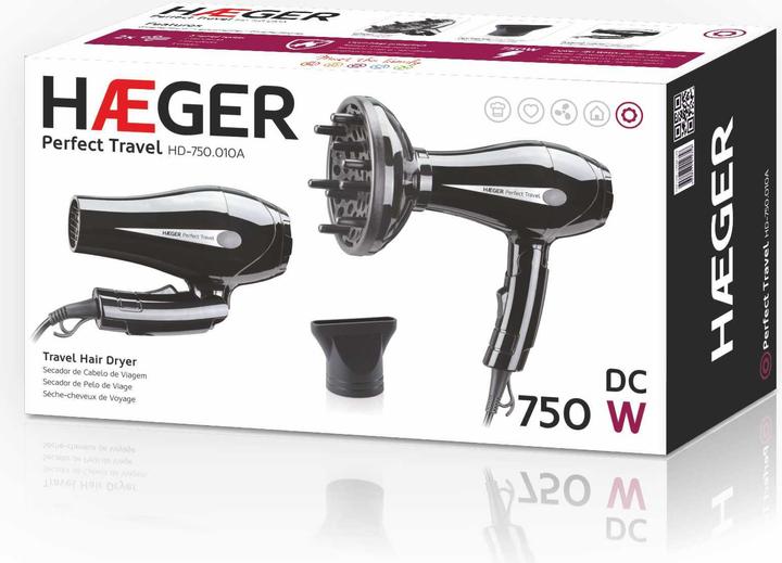 Immagine prodotto Haeger Asciugacapelli PERFECT TRAVEL 750 W