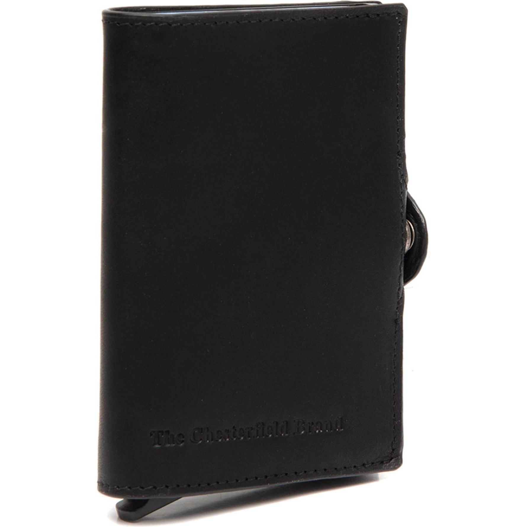 The Chesterfield Brand, Herren, Portemonnaie, Francis Geldbörse RFID Schutz Leder 6.5 cm, Schwarz
