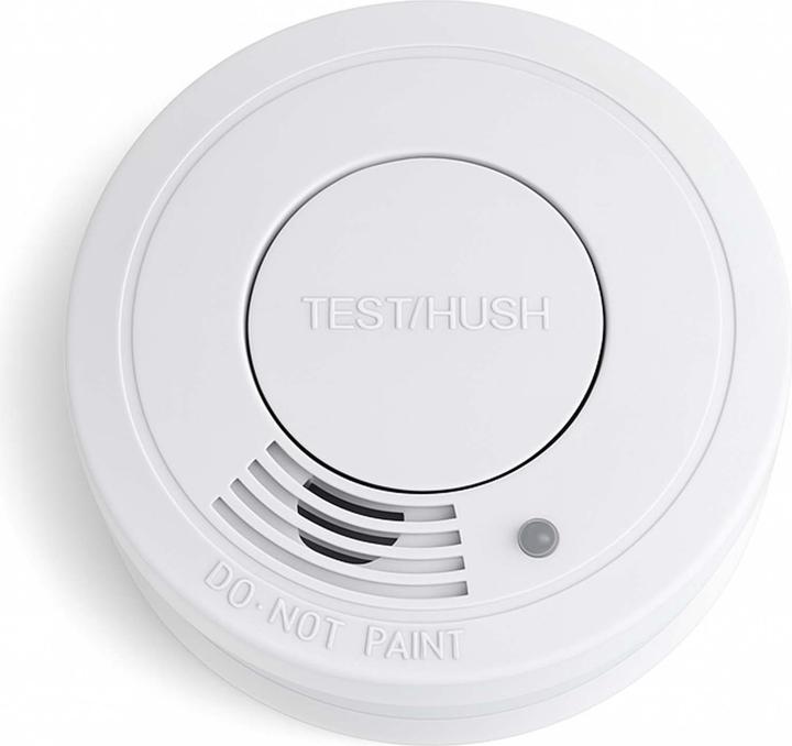 Actual product image Wiltec 10x Rauchmelder 3-V-Batterie Feuermelder HUSH-Funktion Brandschutzmelder