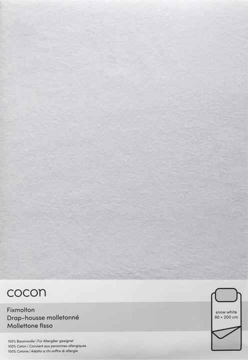 Image du produit Cocon Molleton fixe 90-100 x 200 cm, blanc (90 x 200 cm)