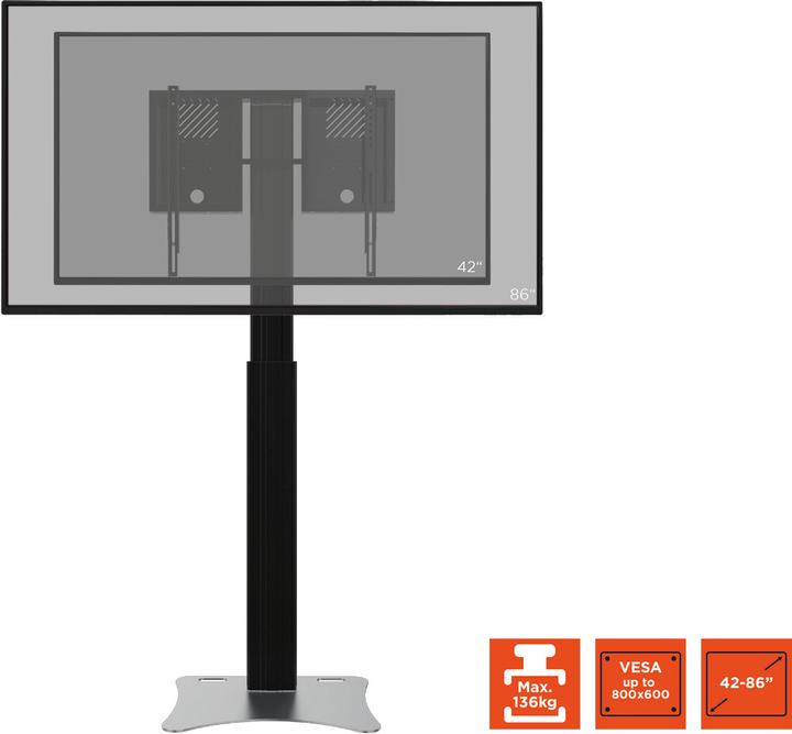 Actual product image Celexon Electric Stand Expert Adjust 4286PB - 90 cm Black (86", 136 kg)
