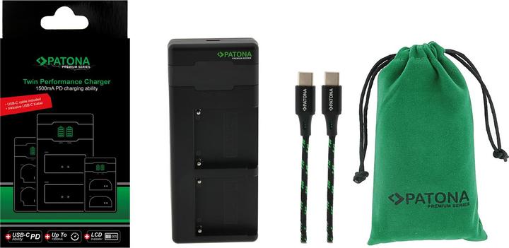 Image du produit Patona Premium Twin Charg. Nikon EN-EL15 (Chargeur de batterie d'appareil photo)