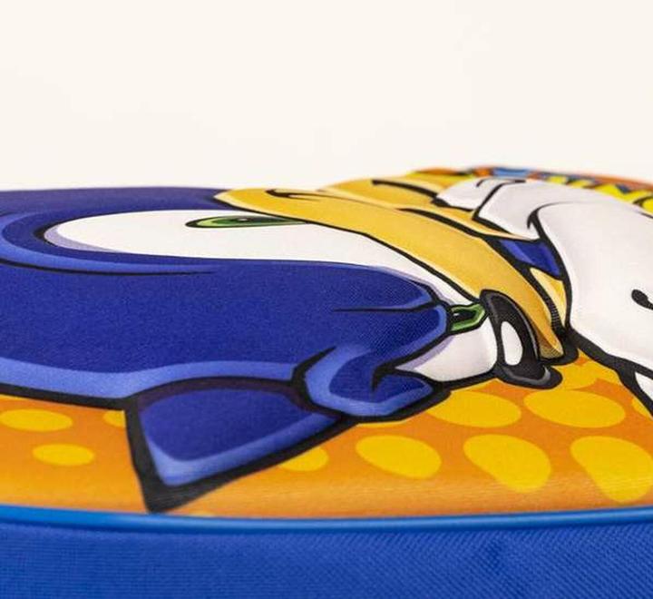 Actual product image Jakks Pacific School backpack 3D Sonic Orange Blue 25 x 31 x 9 cm (2.10 l)