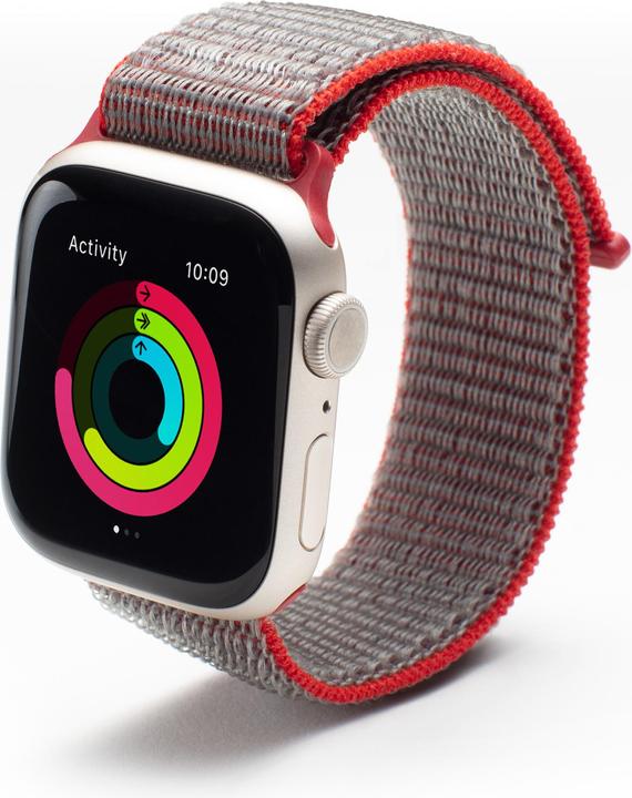 Zagg GEAR4 705009519, Bande, Smartwatch, Rouge, Apple, Apple Watch 45/44/42mm, Nylon (Nylon)