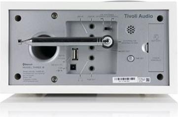 Produktbild Tivoli Audio Audio - Model 3 BT w/ USB - Wekkerradio met Bluetooth - Wit/Zilver (AM, FM, Bluetooth)