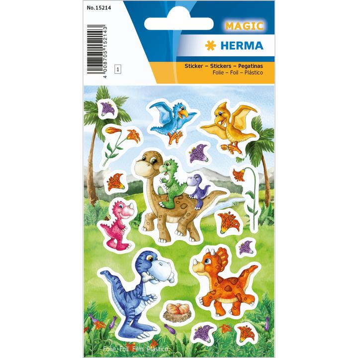 Image du produit Magni Stickers MAGIC Enfants dinosaures