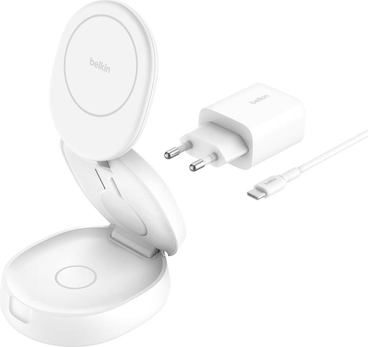 Produktbild Belkin BoostCharge 3-in-1 Qi2 Ladestation (15 W)