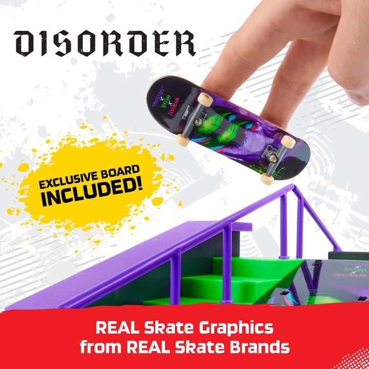 Produktbild Spin Master Tech Deck, Nyjah Rail Shredder Skatepark, X-Connect Park Creator