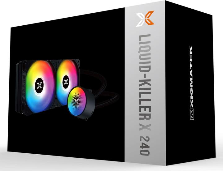 Image du produit Xigmatek Kit Watercooling Liquid Killer X RGB - 240mm (Noir)