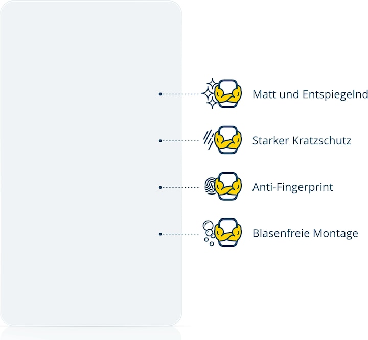 Produktbild BROTECT Entspiegelungs-Schutzfolie Displayschutz Matt (2 Stück, Samsung Galaxy A31)