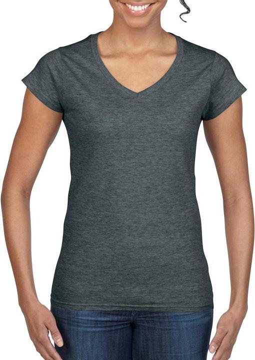 Image du produit Gildan - T-shirt à manches courtes et col en V - Femme (M)