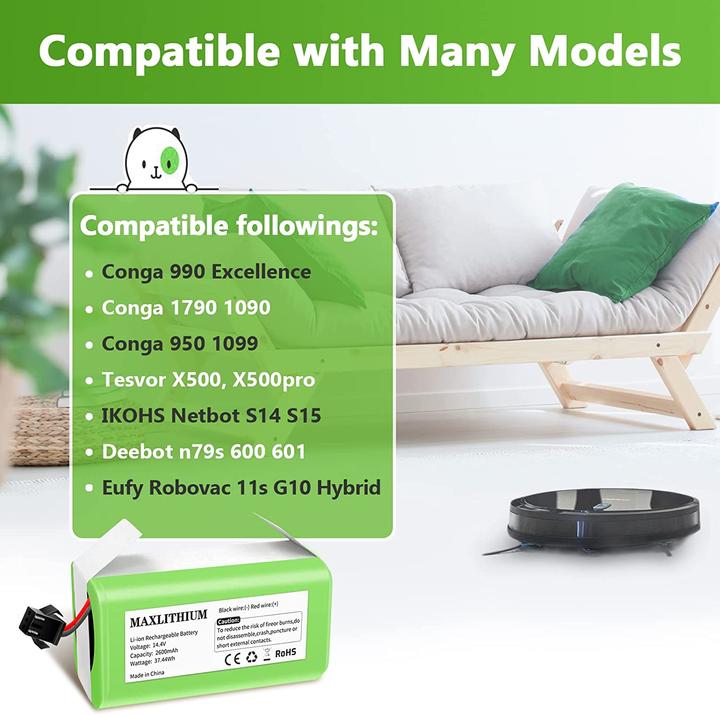 Produktbild Maxlithium 2600mAh Ersatz-Akku