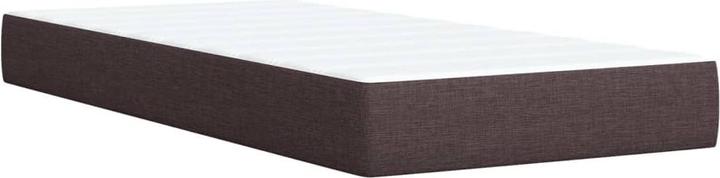 Produktbild VidaXL Boxspringbett Polsterbett Bett mit Matratze Dunkelbraun 80x200cm Stoff (80 x 200 cm)