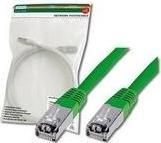 Immagine prodotto Digitus Cavo patch CAT 5e SF-UTP Cu PVC AWG 26/7 Lunghezza 0,5 m Colore Verde (FTP, CAT5e, 0.50 m)