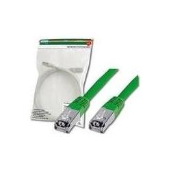 Thumbnail - Digitus CAT 5e SF-UTP Patchkabel Cu PVC AWG 26/7 Länge 0,5 m Farbe Grün (SF/UTP, CAT5e, 0.50 m), Netzwerkkabel
