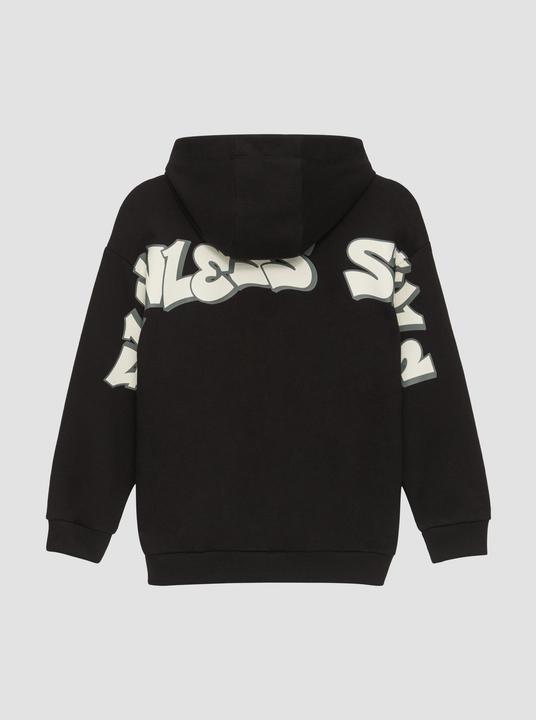 Produktbild s.Oliver Sweatshirt Oversized Sweatshirt mit grossem Graffiti-Print (146, 152)