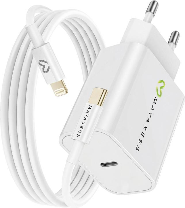 Produktbild Mayaxess iPhone XR Ladegerät + Kabel (18 W)