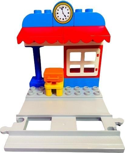 Productafbeelding LEGO DUPLO Spoorwegstopstation van 10874 - NIEUW! Hoeveelheid 1x (10874)