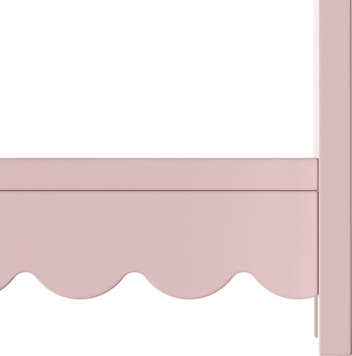 Produktbild En.Casa Kindergarderobe Vestnes 90x80x38 cm Cotton Candy/Weiss
