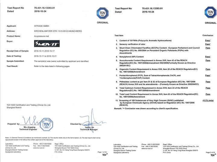 Produktbild Movit Akupressurmatte (25 mm)