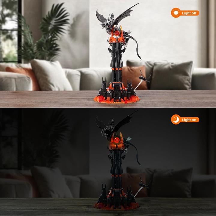 Image du produit Mgp Film-Inspiriertes Schwarzes Turm-Baukasten-Set - Perfekt für Fans von Herr der Ringe