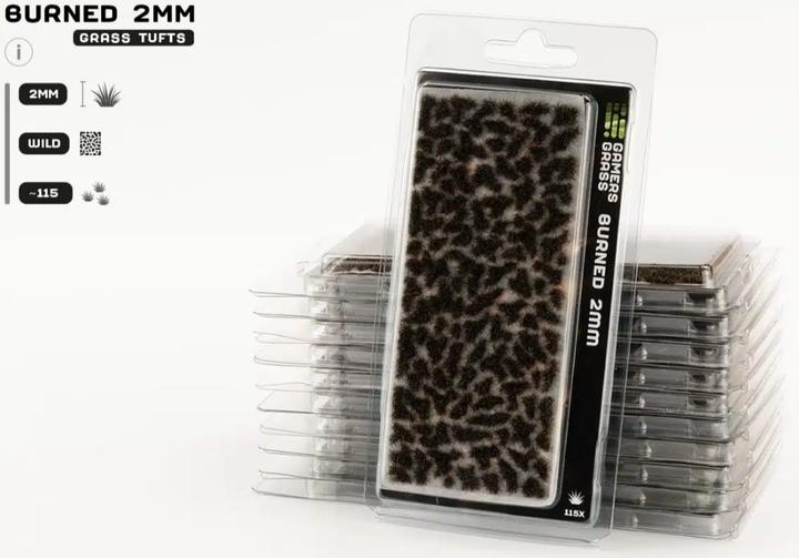 Produktbild Gamers Grass Burned Tuft 6mm (Kunststoff)