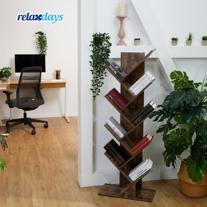 Produktbild Relaxdays Bücherregal (51 x 25 x 138 cm)