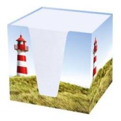 Rnk, Heft + Block, Notizklotz Berry 900BL weiss
