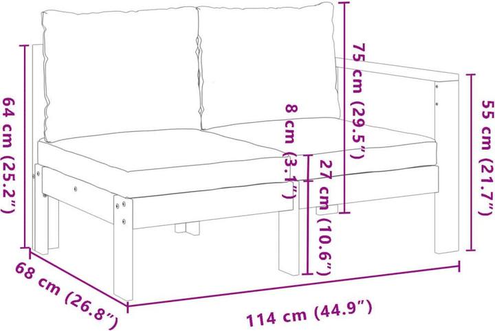 Actual product image vidaXL Leland