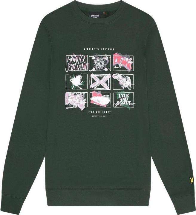 Immagine prodotto Lyle and Scott A Guide To Scotland Felpa Grafica Uomo (L)