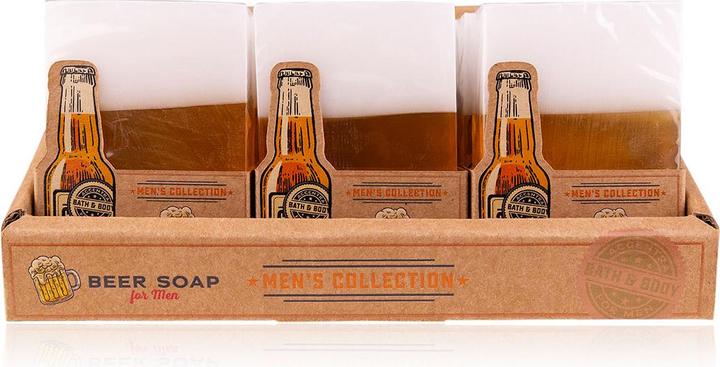 Actual product image Accentra Soap for men in beer look MEN'S COLLECTION in gift box (Hard soap)