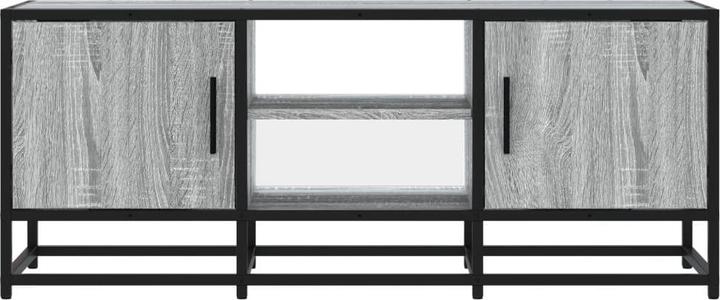 Actual product image VidaXL TV cabinet Lowboard TV cabinet TV table Grey Sonoma wood-based material (100 x 35 x 41 cm)
