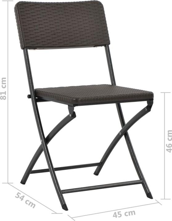 Produktbild vidaXL Klappstuhl