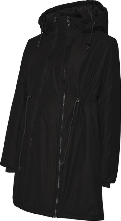 Produktbild Mamalicious Kapuze mit Kordelzug Gerippte Ärmelbündchen Mantel Jacke (XS)