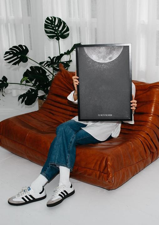 Actual product image Plakativ Fly me to the Moon Poster A1 (59.5 x 84 cm)