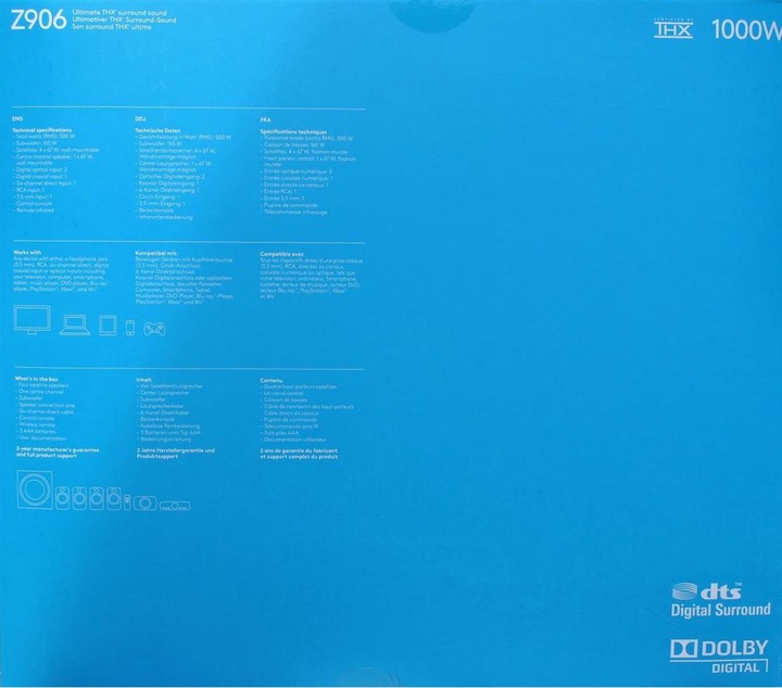 Actual product image Logitech Z906
