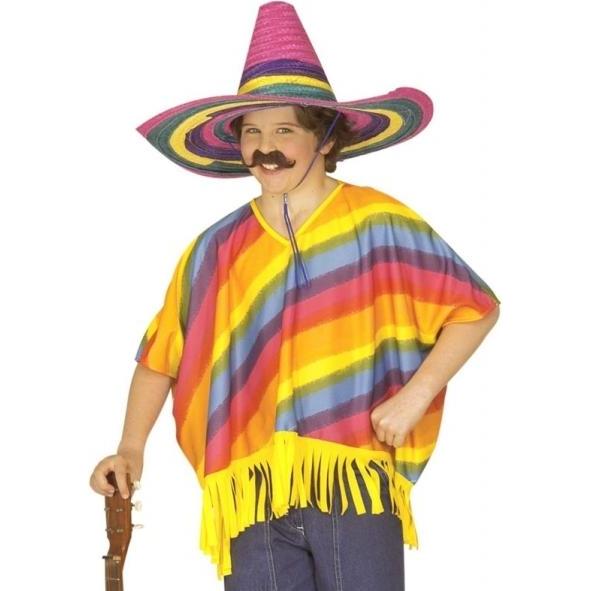 Widmann Poncho Mexikaner für Kinder (M)