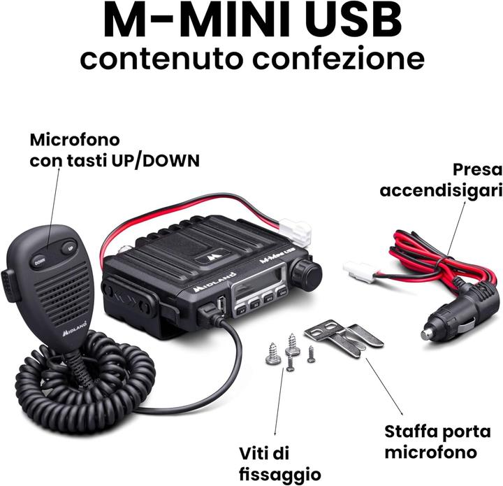 Produktbild Midland M Mini USB AM FM 27mc radio (4 km)