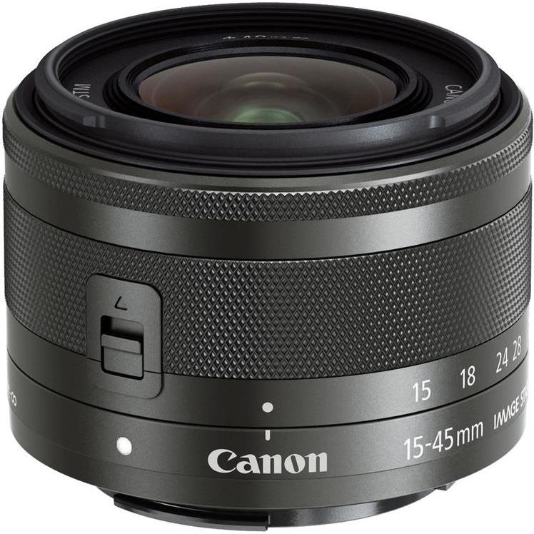 Canon EF-M 15-45mm f/3.5-6.3 IS STM (Canon EF-M, APS-C / DX), Objektiv, Schwarz