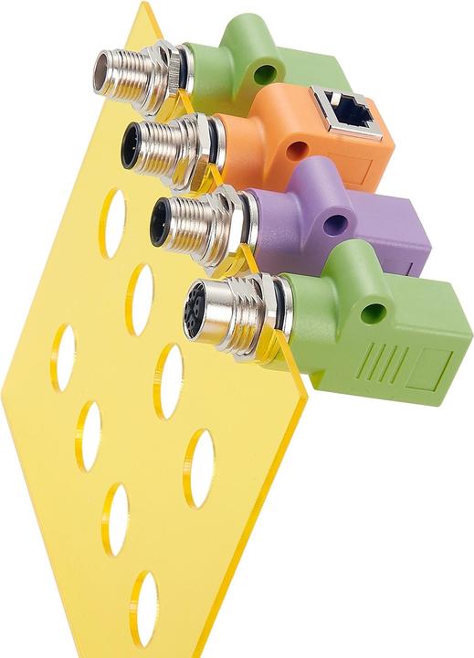 Actual product image Exsys Adapter M12 D-code m - RJ45 f (RJ45 (1x))