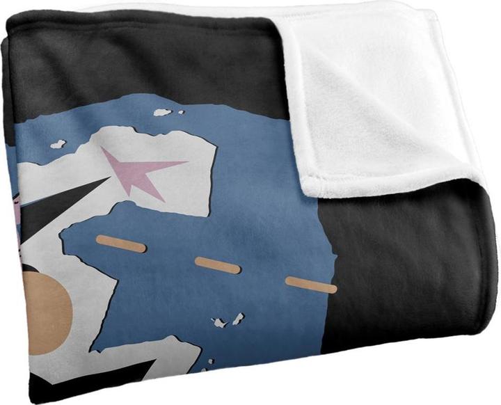 David Bowie Silky Guitar Gradient Supersoft Blanket (152 x 127 cm)