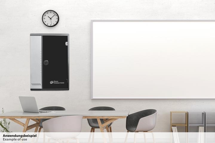 Productafbeelding Good Connections ARIES PRO T10C wandlaadkast tot 11", USB-C?, 30W poort, PD3.0, zwart/grijs (30 W, 10 ports)